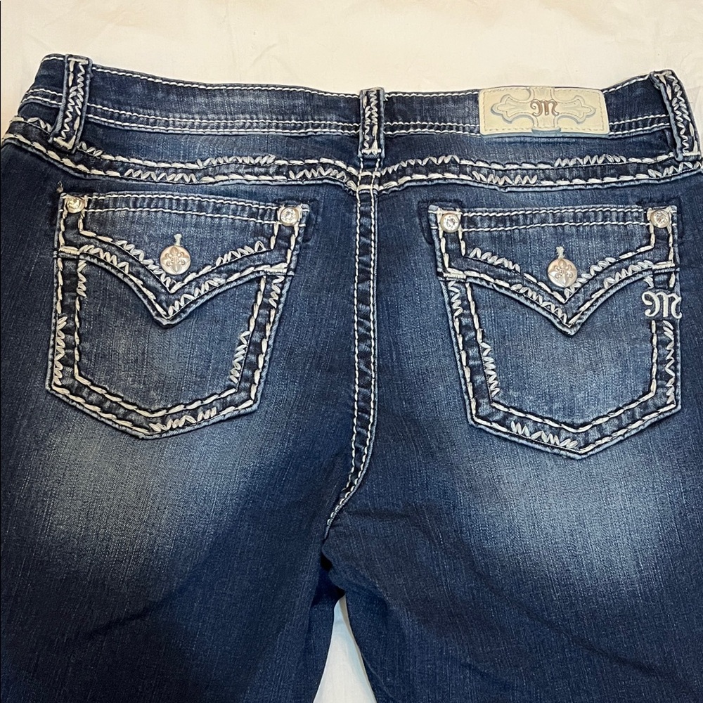 Miss Me Dark Blue Chloe Boot Jeans - Picture 8 of 16